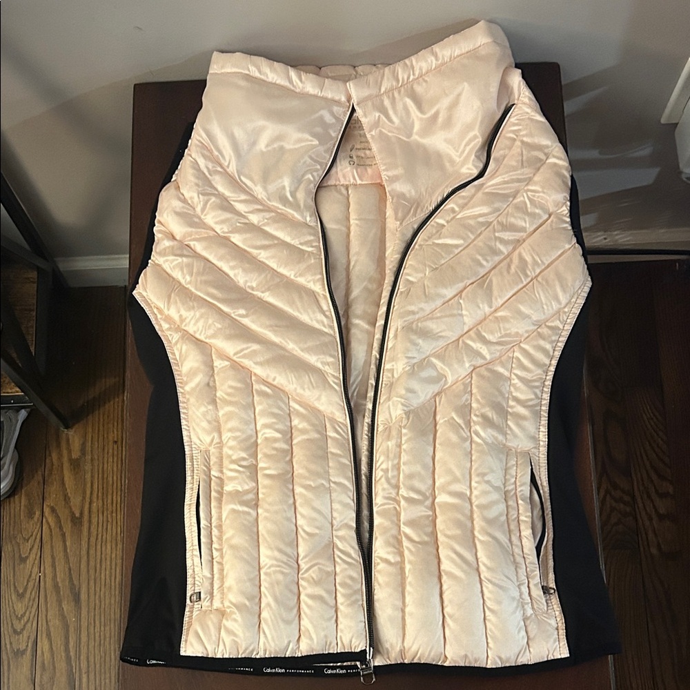 Calvin Klein Black and Cream Vest